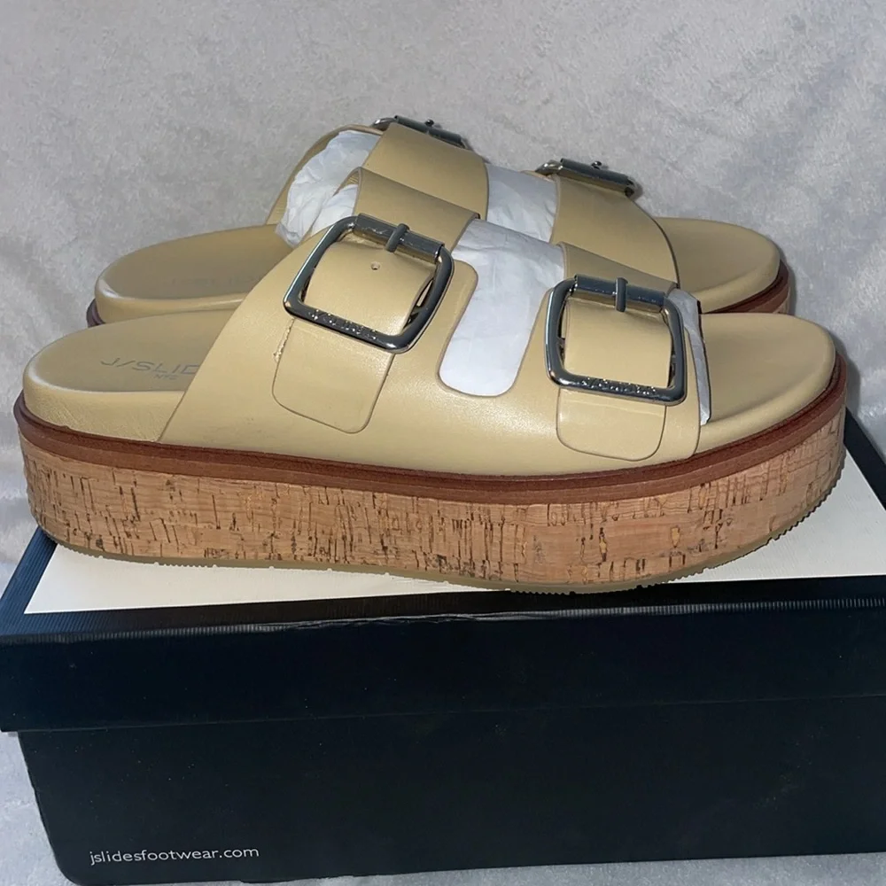 NWT J/SLIDES BELINDA Sand Sandal - Picture 10 of 16